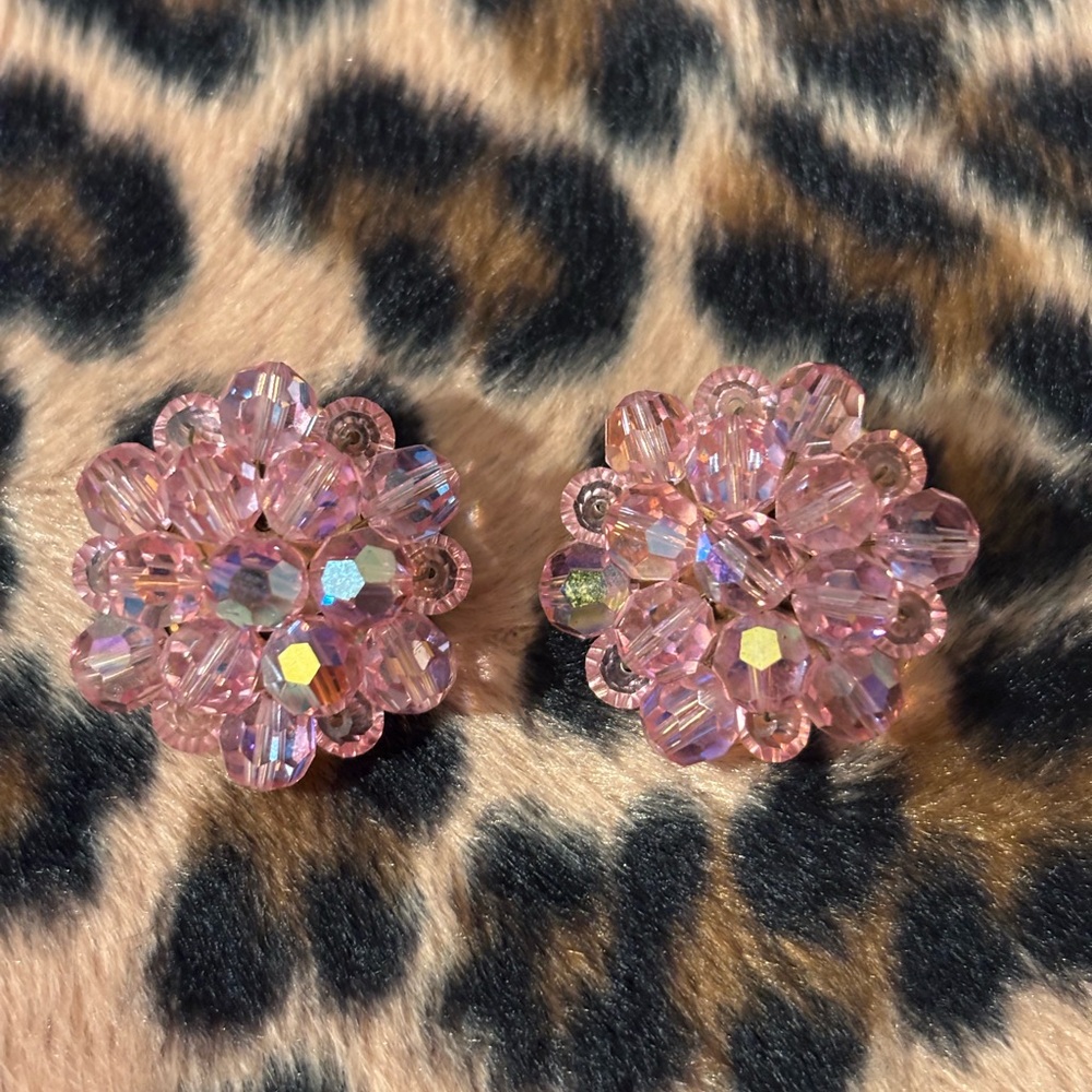 Vintage clip on earrings